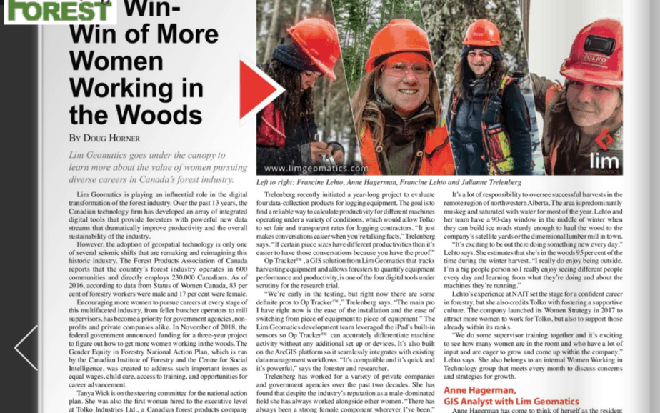 Article on Women in Wood